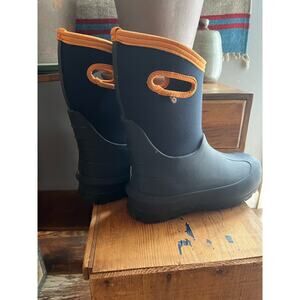 Bogs neo classic full navy waterproof boot  6  women 7.5